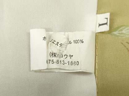 平和屋着物▽小紋 単衣 舞桜文 蛍暈し 洗える着物 CAAV3176ut