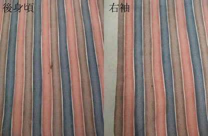 平和屋着物▽洗える最高級着物 ＜英＞はなぶさ謹製 小紋 単衣 間道 洗える着物 CAAV3183ut