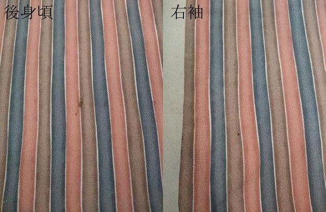 平和屋着物▽洗える最高級着物 ＜英＞はなぶさ謹製 小紋 単衣 間道 洗える着物 CAAV3183ut