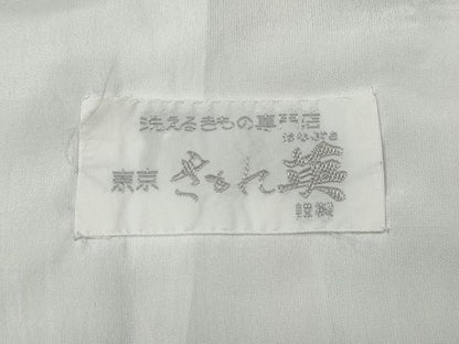 平和屋着物▽洗える最高級着物 ＜英＞はなぶさ謹製 小紋 単衣 間道 洗える着物 CAAV3183ut