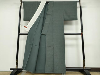 平和屋着物▽上質な紬 単衣 吉祥間道 正絹 逸品 CAAV3184ut