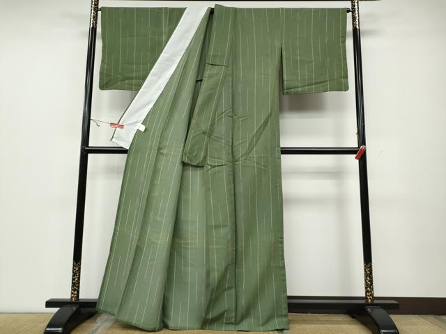 平和屋着物▽小紋 単衣 吉祥間道 洗える着物 CAAV3194ut