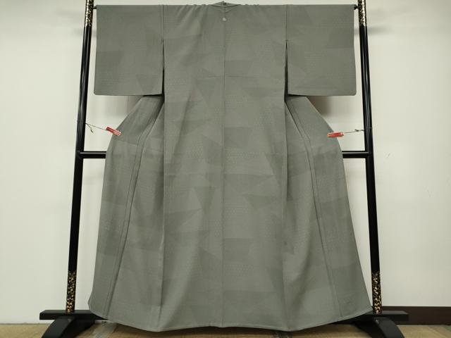 平和屋着物▽江戸小紋 単衣 切嵌吉祥文 正絹 逸品 CAAV3198ut