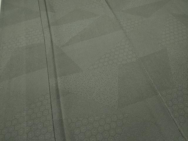 平和屋着物▽江戸小紋 単衣 切嵌吉祥文 正絹 逸品 CAAV3198ut