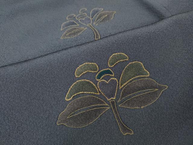 平和屋着物▽訪問着 単衣 刺繍 吉祥花文 金彩 正絹 逸品 CAAV3200ut