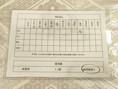 平和屋着物◎六通柄袋帯 花菱文 銀糸 正絹 逸品 CAAV3387ft