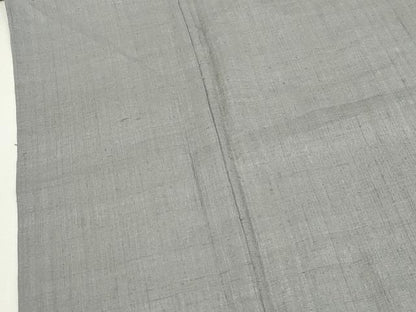 平和屋着物▽結城紬 単衣 色無地 潤色 正絹 逸品 CAAV3696dy
