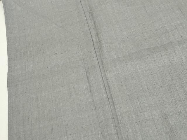 平和屋着物▽結城紬 単衣 色無地 潤色 正絹 逸品 CAAV3696dy