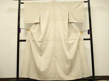 平和屋着物▽本塩沢 単衣 蚊絣 正絹 逸品 CAAV3711dy