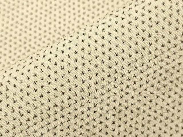 平和屋着物▽本塩沢 単衣 蚊絣 正絹 逸品 CAAV3711dy