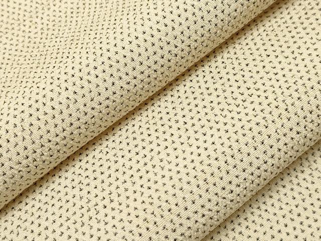 平和屋着物▽本塩沢 単衣 蚊絣 正絹 逸品 CAAV3711dy