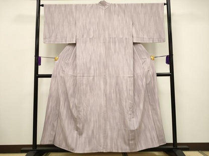平和屋着物▽上質な小紋 単衣 霞文 正絹 逸品 CAAV3726dy
