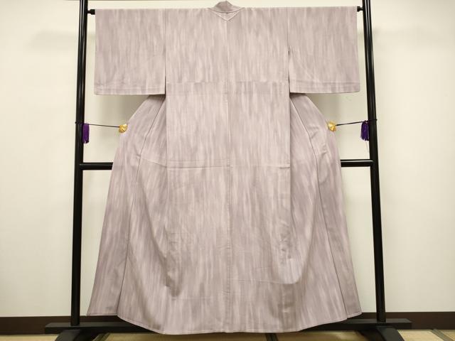 平和屋着物▽上質な小紋 単衣 霞文 正絹 逸品 CAAV3726dy