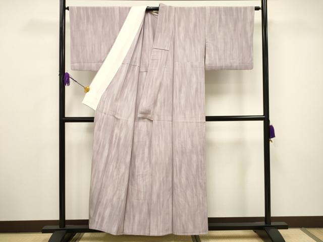 平和屋着物▽上質な小紋 単衣 霞文 正絹 逸品 CAAV3726dy