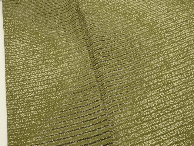 平和屋着物▽上質な小紋 単衣 横段文 正絹 逸品 CAAV3729dy