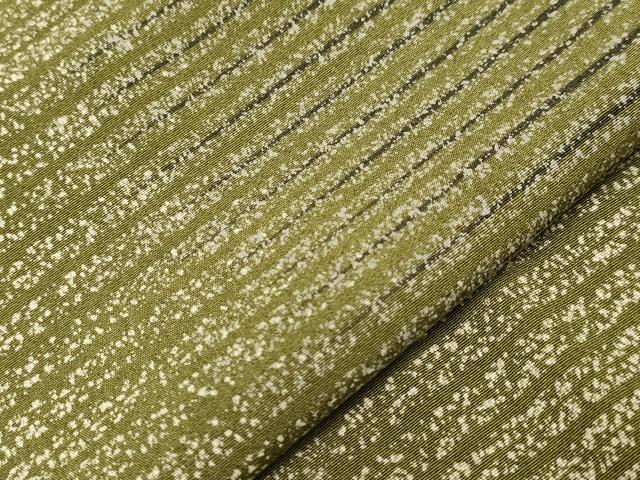 平和屋着物▽上質な小紋 単衣 横段文 正絹 逸品 CAAV3729dy
