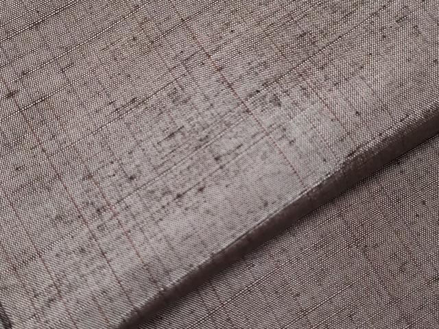 平和屋着物▽上質な紬 単衣 霞文 正絹 逸品 CAAV3734dy