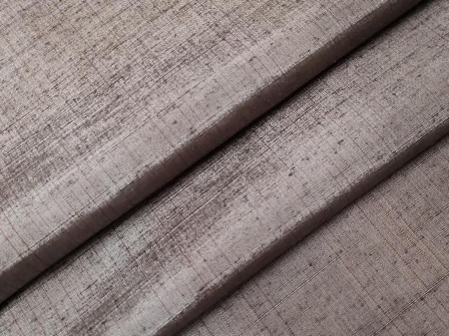 平和屋着物▽上質な紬 単衣 霞文 正絹 逸品 CAAV3734dy