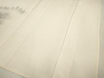平和屋着物▽訪問着 単衣 手描き 風景文 正絹 逸品 CAAV3743dy