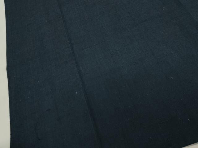 平和屋着物▽男性 紬 単衣 アンサンブル 濃紺地 キングサイズ 正絹 逸品 CAAV3747dy