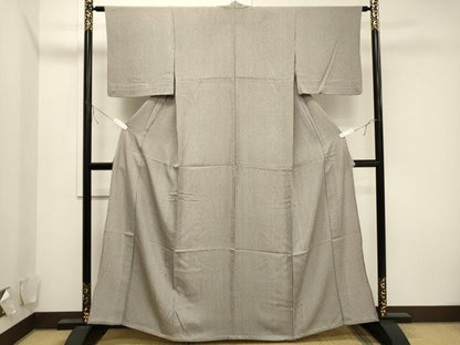 平和屋着物▽江戸小紋 単衣 吉祥間道 正絹 逸品 CAAV3750dy
