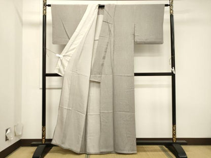 平和屋着物▽江戸小紋 単衣 吉祥間道 正絹 逸品 CAAV3750dy
