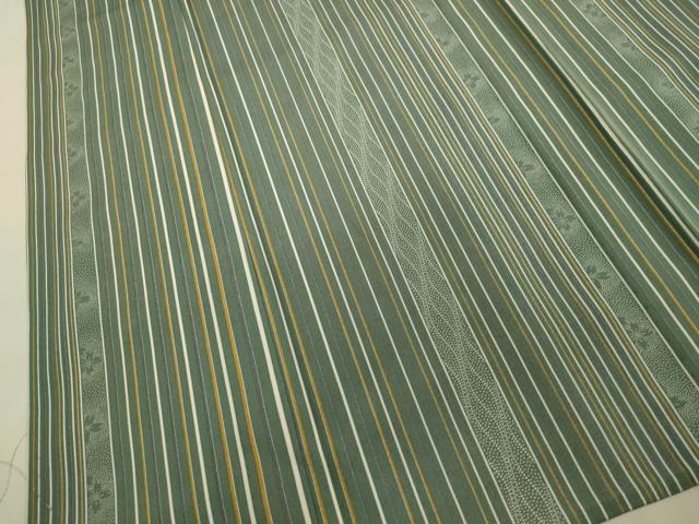 平和屋着物▽上質な小紋 単衣 舞桜吉祥間道 正絹 逸品 未使用 CAAV3751dy