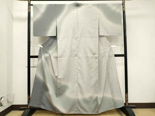 平和屋着物▽本塩沢 やまだ織 訪問着 染色作家 桐村博 単衣 霞文 正絹 逸品 CAAV3753dy