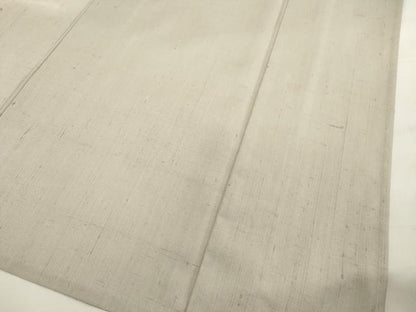 平和屋着物▽訪問着 単衣 紬地 刺繍 草花丸文 金彩 正絹 逸品 CAAV3763dy