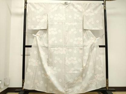 平和屋着物▽本塩沢 単衣 舞花間道 正絹 逸品 CAAV3770dy