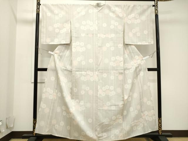 平和屋着物▽本塩沢 単衣 舞花間道 正絹 逸品 CAAV3770dy