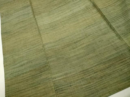 平和屋着物▽上質な紬 単衣 霞文 正絹 逸品 CAAV3775dy