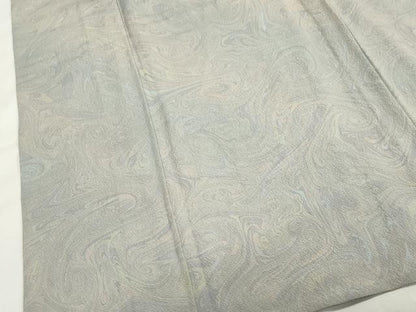 平和屋着物▽墨流しの第一人者 薗部正典 小紋 単衣 墨流し文様 暈し染め 正絹 逸品 CAAV3784dy