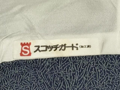 平和屋着物▽上質な小紋 単衣 墨流し文様 正絹 逸品 CAAV3786dy