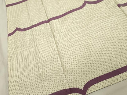 平和屋着物▽上質な紬 単衣 吉祥文 正絹 逸品 CAAV3789dy