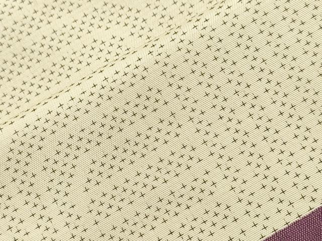 平和屋着物▽上質な紬 単衣 吉祥文 正絹 逸品 CAAV3789dy