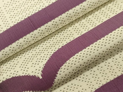平和屋着物▽上質な紬 単衣 吉祥文 正絹 逸品 CAAV3789dy