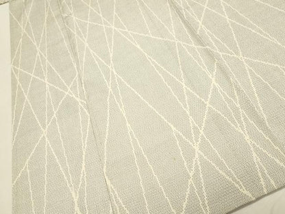 平和屋着物▽本塩沢　単衣　110亀甲　吉祥文　正絹　逸品　CAAV3798dy