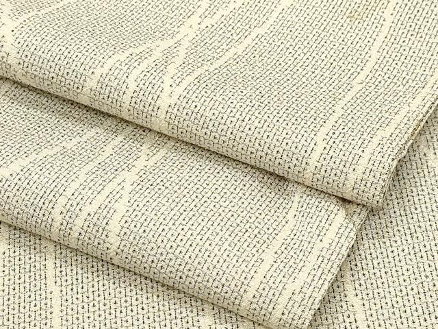 平和屋着物▽本塩沢　単衣　110亀甲　吉祥文　正絹　逸品　CAAV3798dy