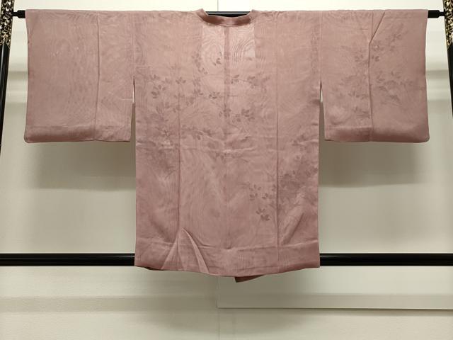 平和屋着物▽道行コート スリーシーズン 春夏秋 塵除け 無双紗袷 紗×絽 草花文 正絹 逸品 CAAV3805dy