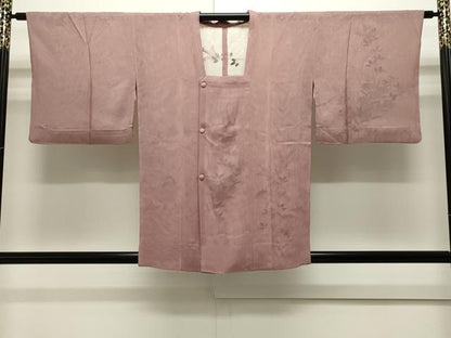 平和屋着物▽道行コート スリーシーズン 春夏秋 塵除け 無双紗袷 紗×絽 草花文 正絹 逸品 CAAV3805dy