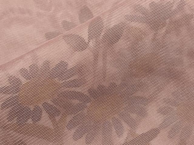 平和屋着物▽道行コート スリーシーズン 春夏秋 塵除け 無双紗袷 紗×絽 草花文 正絹 逸品 CAAV3805dy