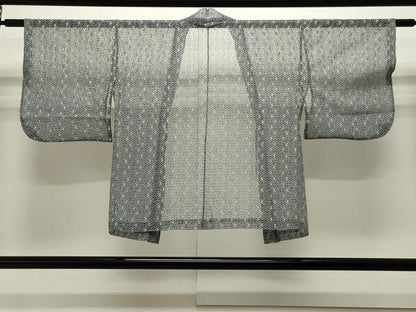 平和屋着物▽羽織 スリーシーズン 春夏秋 塵除け 総レース 花尽し文 正絹 逸品 CAAV3808dy