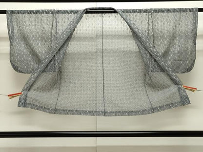 平和屋着物▽羽織 スリーシーズン 春夏秋 塵除け 総レース 花尽し文 正絹 逸品 CAAV3808dy