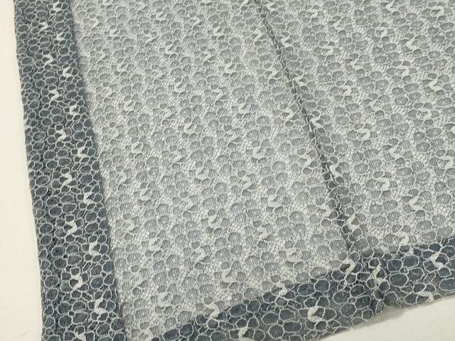 平和屋着物▽羽織 スリーシーズン 春夏秋 塵除け 総レース 花尽し文 正絹 逸品 CAAV3808dy