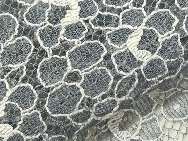 平和屋着物▽羽織 スリーシーズン 春夏秋 塵除け 総レース 花尽し文 正絹 逸品 CAAV3808dy