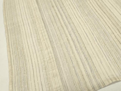平和屋着物＊夏物 紗紬 縞 正絹 逸品 CAAV3824dy