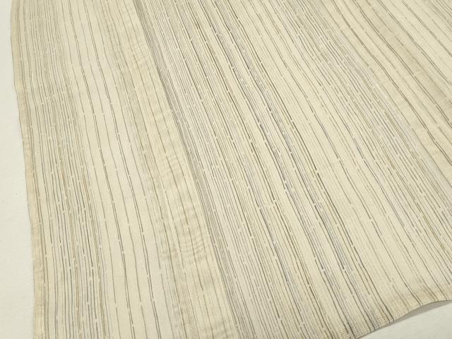 平和屋着物＊夏物 紗紬 縞 正絹 逸品 CAAV3824dy