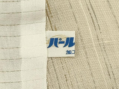 平和屋着物＊夏物 紗紬 縞 正絹 逸品 CAAV3824dy