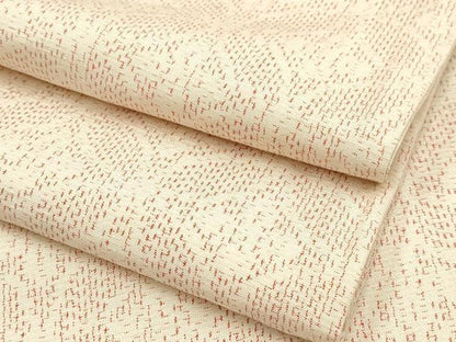 平和屋着物▽上質な紬 単衣 七宝花文 正絹 逸品 CAAV3880dy
